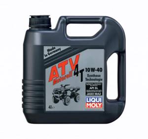 Моторное масло для 4-тактных Мотоциклов ATV 4T Motoroil SAE 10w40, 4л